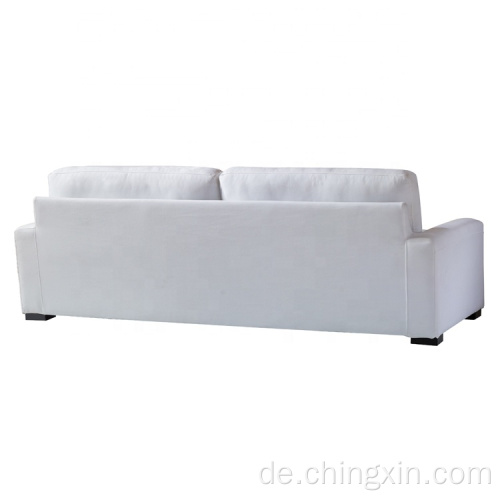 Modernes weißes Stoff-Sofa stellt Wohnzimmer-Möbel-Sofa ein